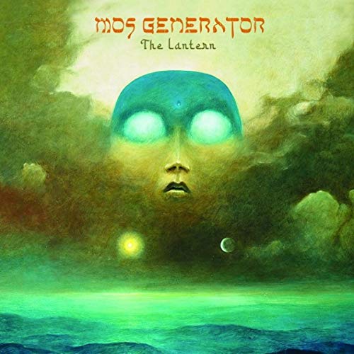 Album cover for Mos Generator’s “The Lantern” featuring a glowing, surreal face.