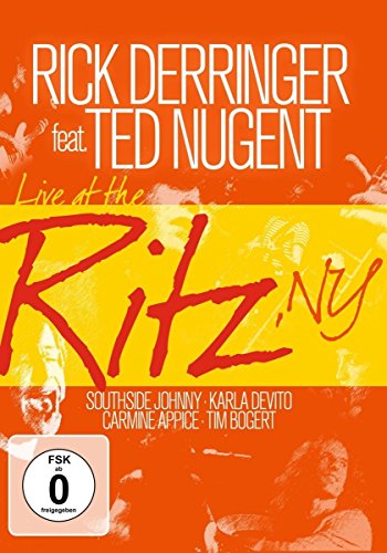 DVD cover for Rick Derringer and Ted Nugent’s “Live At The Ritz, NY.”