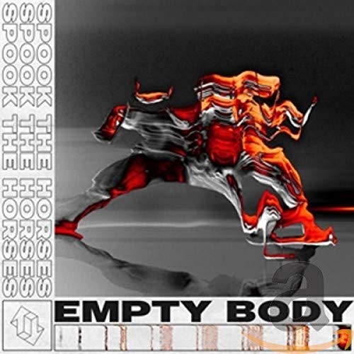 CD cover for "Empty Body" by Spook The Horses, abstract figure.