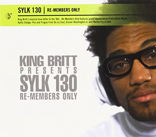 CD cover for King Britt’s “Re-Members Only” featuring a portrait of Britt.