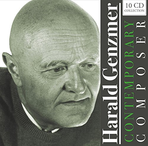 CD cover featuring a portrait of composer Harald Genzmer.