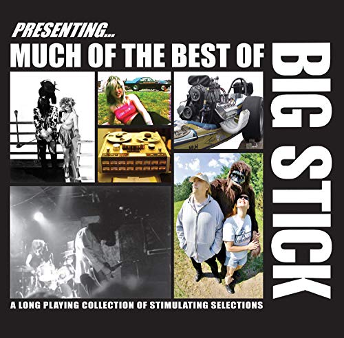 Vinyl album cover featuring a collage of quirky, black and white photos.