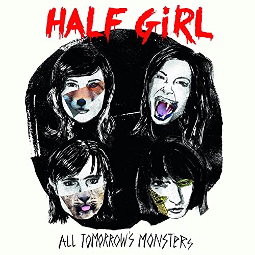 Album cover featuring four distorted faces with animalistic features.