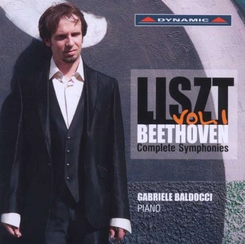 CD cover featuring pianist Gabriele Baldocci and text "Liszt, Beethoven.