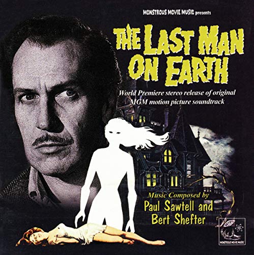 "The Last Man On Earth" soundtrack CD cover with man, ghost, and woman.