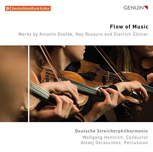 CD cover featuring a close-up of hands playing string instruments.