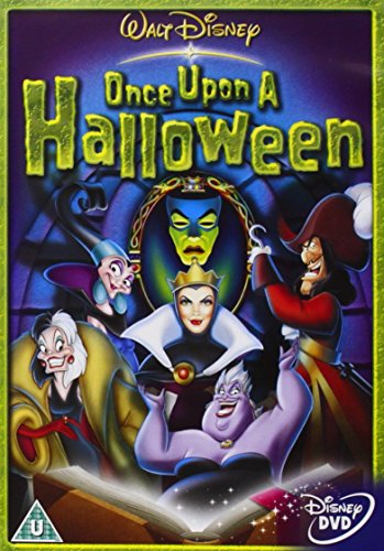 Disney DVD cover featuring villainous characters from various Disney movies, with a Halloween theme.