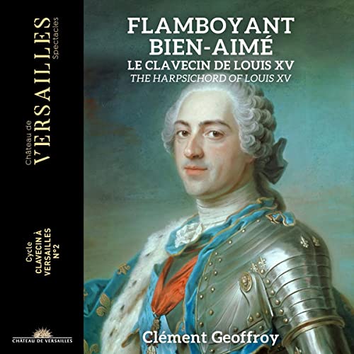 CD cover featuring a portrait of Louis XV in ornate armor and wig.