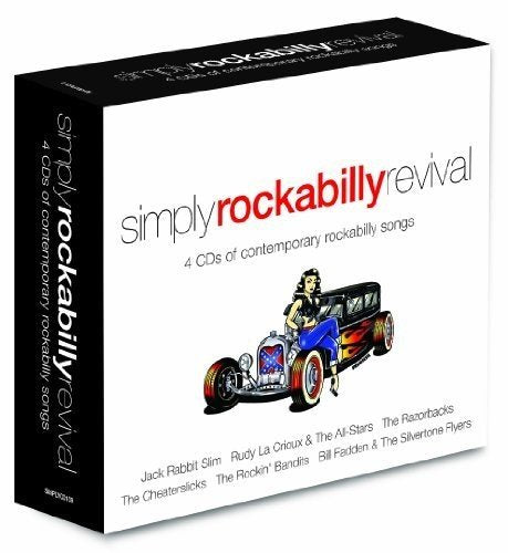 "CD cover with a woman sitting on a hot rod car illustration."