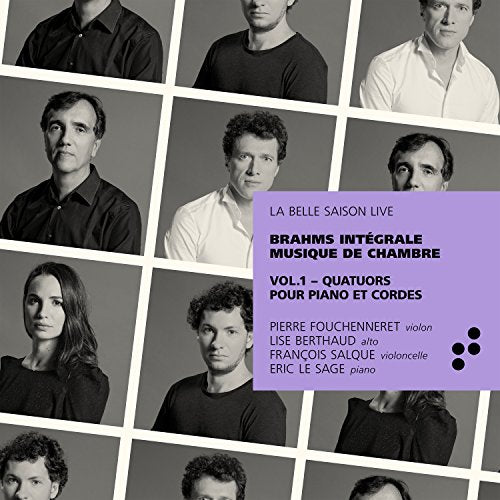 "CD cover featuring nine black-and-white portraits and a purple title block."