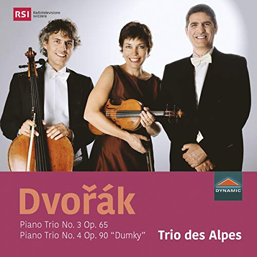 "CD cover featuring three musicians and red banner with text."