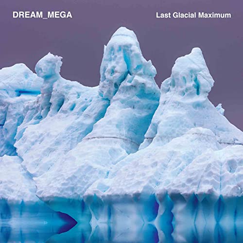 Vinyl album cover featuring a bright blue, icy mountain landscape.