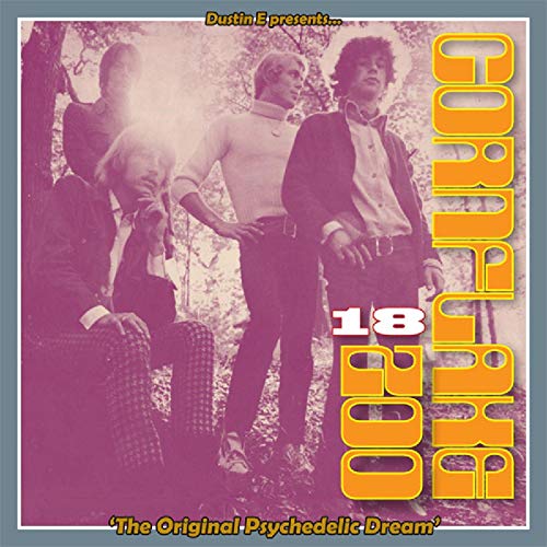 CD cover for "Cornflake Zoo Episode 18" featuring three men in a forest.