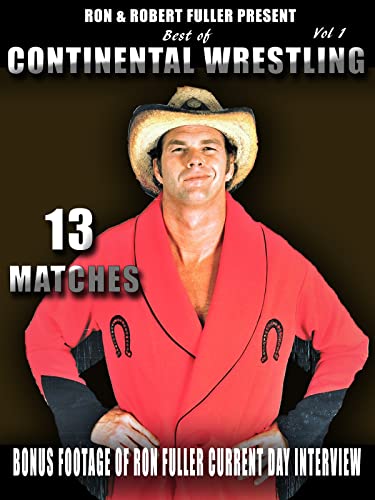 DVD cover featuring a wrestler in a red robe and cowboy hat.