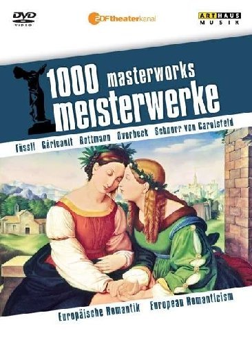 DVD cover featuring a romantic painting of two embracing figures in a landscape.