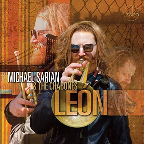 CD cover for “China Caribe” featuring musicians with brass instruments.