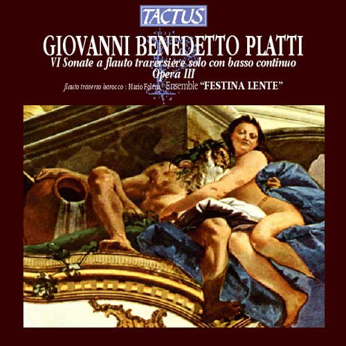 CD cover with classical painting of man and woman, grey background, white text.