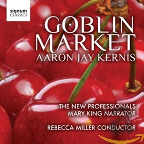 CD cover for "Goblin Market" featuring red cherries and text details.