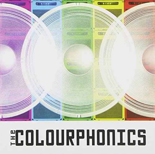 Stack of colorful CDs with the album title "Colourphonics" below.