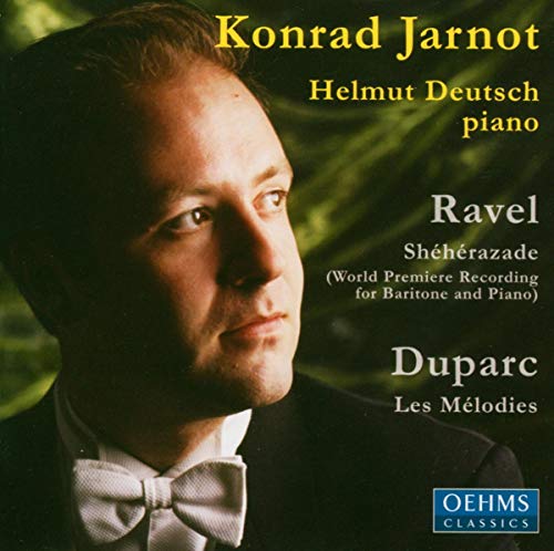 CD cover featuring portrait of baritone Konrad Jarnot with pianist Helmut Deutsch.
