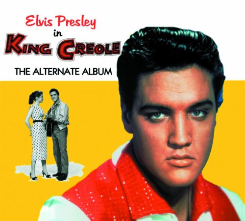 Elvis Presley album cover, “King Creole (Alternate Album)”, yellow background.