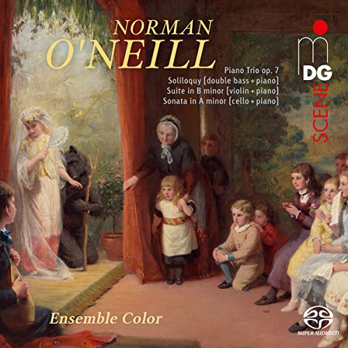 CD cover featuring a classical painting of children and figures in a garden.