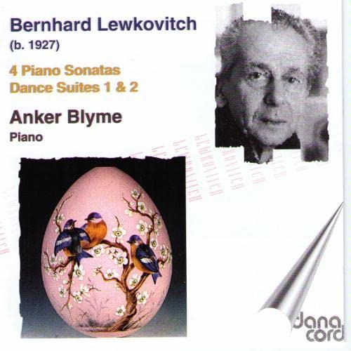 CD cover featuring composer Bernhard Lewkovitch and a painted egg with birds.