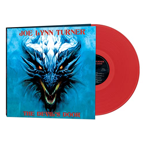Joe Lynn Turner’s “Devil’s Door” vinyl record with a dragon cover art.