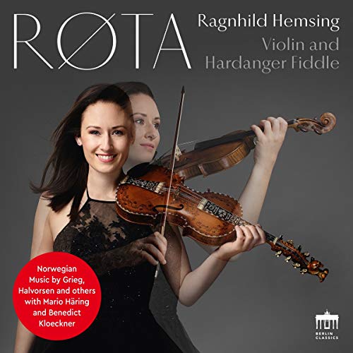 CD cover featuring two women and a violin, titled “Rota.”