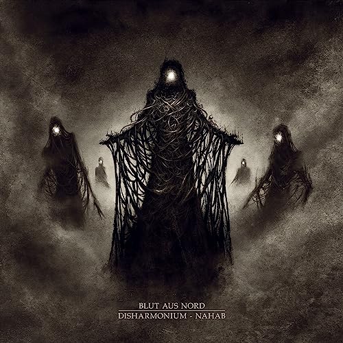 Dark album cover featuring shadowy, spectral figures in a smoky landscape.