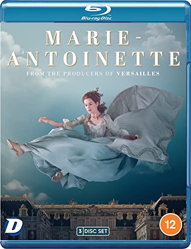“Marie Antoinette” Blu-ray cover featuring a woman in 18th-century dress.