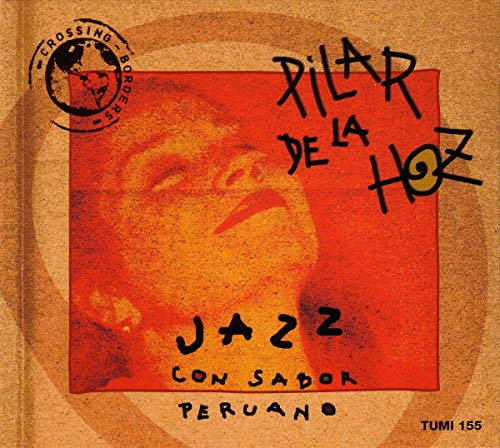 CD cover: portrait of a woman, red background, text "Pilar De La Hoz".