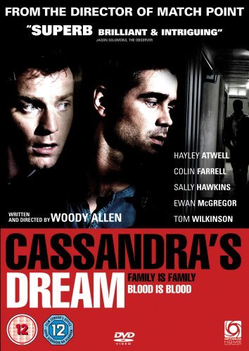 DVD cover for "Cassandra's Dream" featuring Ewan McGregor and Colin Farrell.