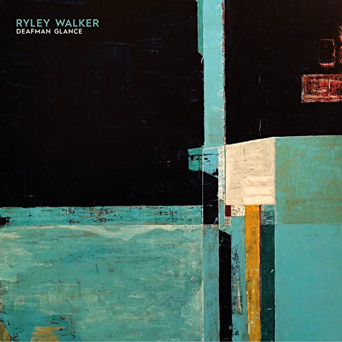 CD album cover for Ryley Walker’s “Deafman Glance,” abstract painted design.