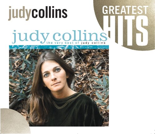 Judy Collins album cover featuring a woman in a dark top surrounded by leaves.