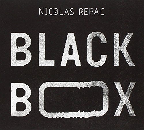 "Black album cover with 'BLACK BOX' in large white text on a black background."