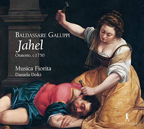 "CD cover art: woman holding hammer over a man lying on the ground."