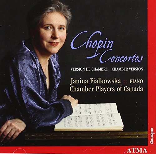 CD cover featuring pianist Janina Fialkowska and sheet music.