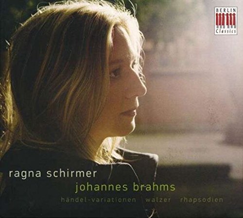CD cover with a woman's profile and text "Ragna Schirmer, Johannes Brahms".