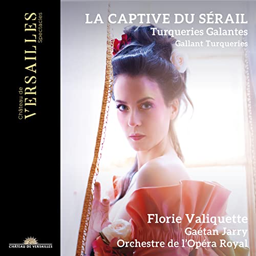 CD cover: woman in red, ornate gold border, "La Captive Du Sérail" title.