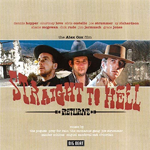 CD cover for “Straight To Hell Returns” featuring three men in cowboy hats.