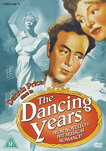 DVD cover for "The Dancing Years" featuring Dennis Price and a dancer.