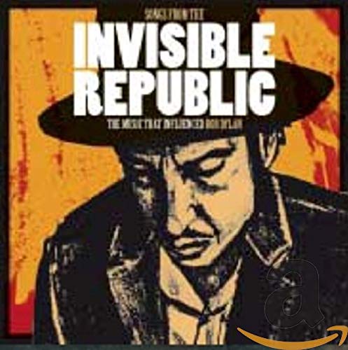 "Album cover with a man in a hat against a yellow background."
