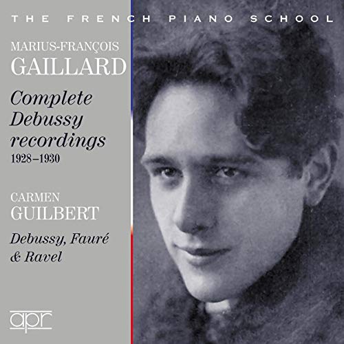 CD cover featuring a portrait of pianist Marius-François Gaillard.