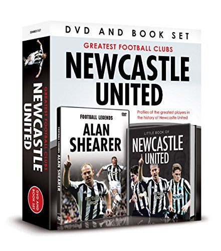 Newcastle United DVD and book set featuring Alan Shearer on the cover.