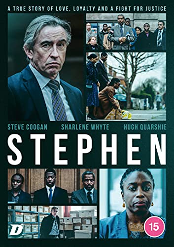 DVD cover for “Stephen” featuring Steve Coogan and Sharlene Whyte.