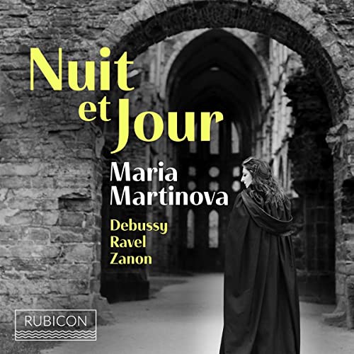 CD cover: Maria Martinova stands in a stone archway.