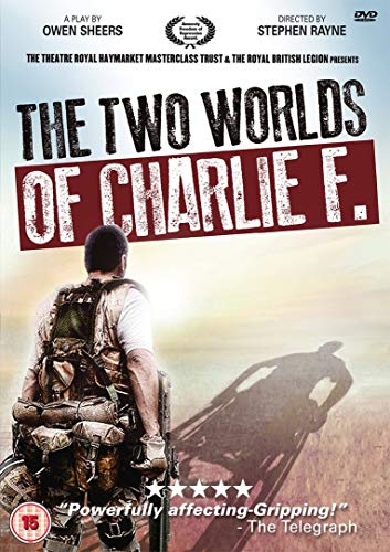 DVD cover for “The Two Worlds Of Charlie F.”, soldier with backpack.