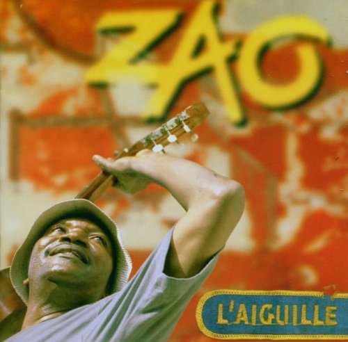 CD cover featuring a guitarist viewed from below, titled "L'aiguille".
