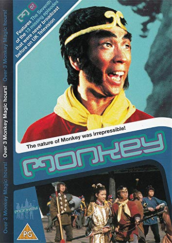 "Monkey DVD cover featuring a man in traditional Chinese attire."
